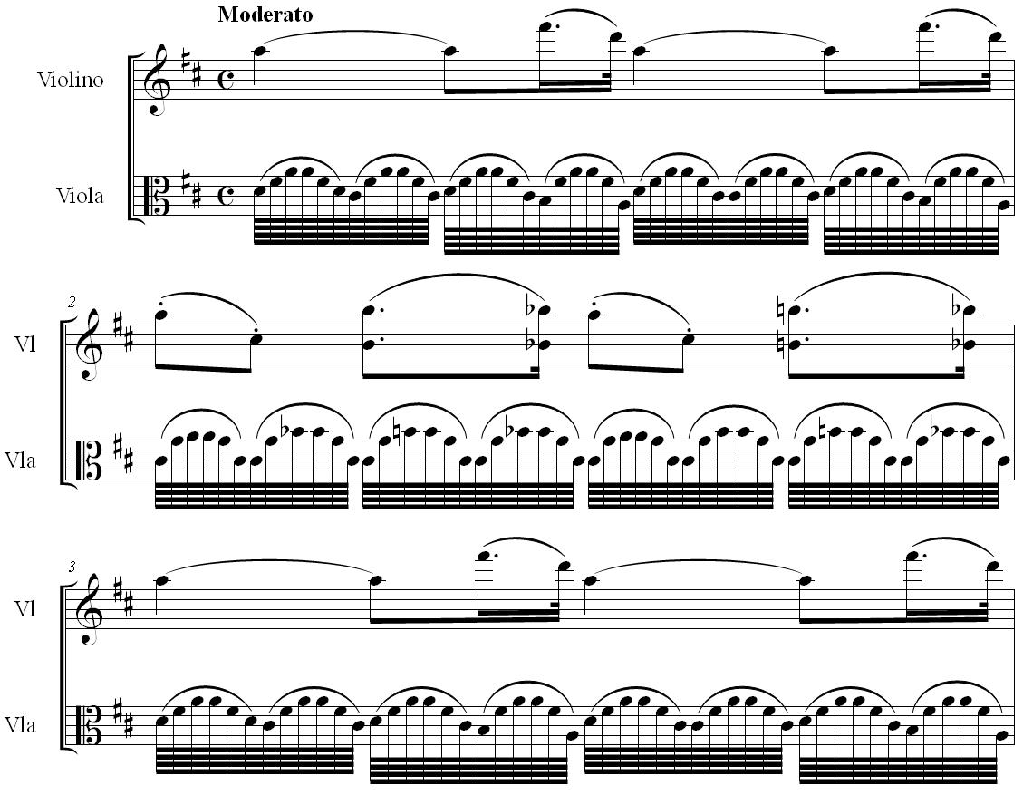 ROLLA ALESSANDRO Manoscritto Musicale TROIS TRIOS CONCERTANTS OP 1 Violino 